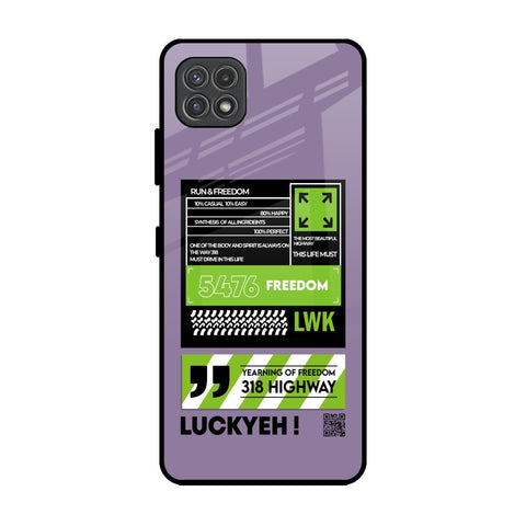 Run & Freedom Glossy Case for Samsung Galaxy F42 5G
