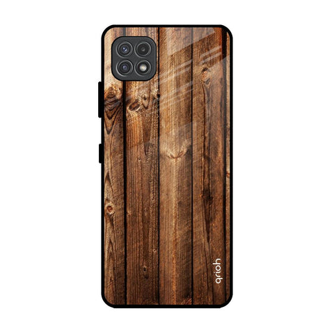 Timber Printed Glossy Case for Samsung Galaxy F42 5G