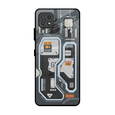Retro Futuristic Glossy Case for Samsung Galaxy F42 5G