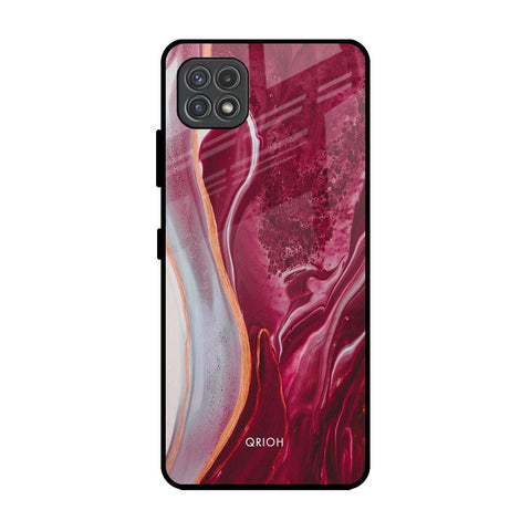 Crimson Ruby Glossy Case for Samsung Galaxy F42 5G