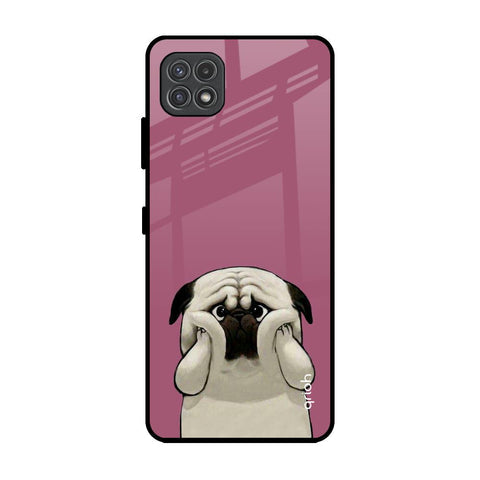 Funny Pug Face Glossy Case For Samsung Galaxy F42 5G