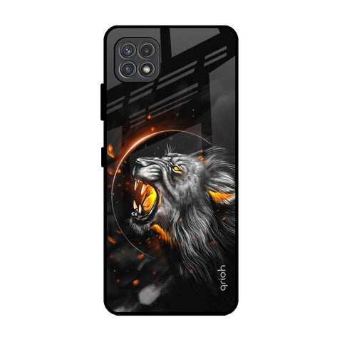 Aggressive Lion Glossy Case for Samsung Galaxy F42 5G