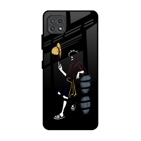Luffy Line Art Glossy Case for Samsung Galaxy F42 5G