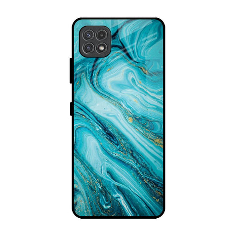 Ocean Marble Glossy Case for Samsung Galaxy F42 5G