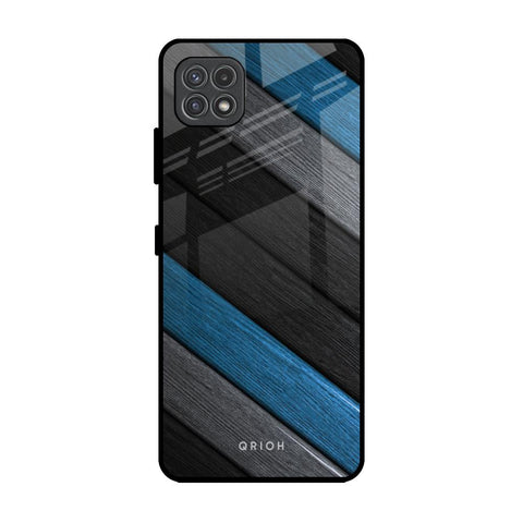 Multicolor Wooden Effect Glossy Case for Samsung Galaxy F42 5G