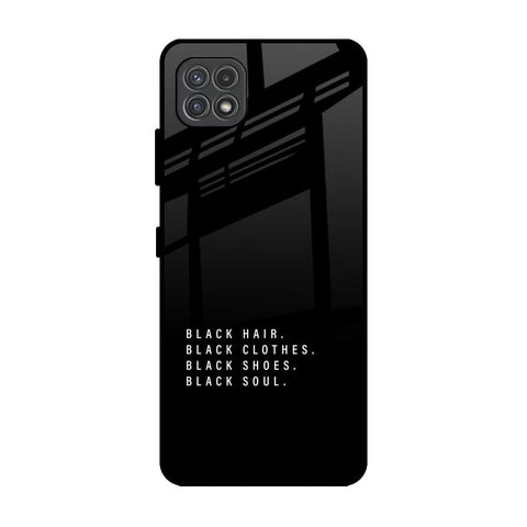 Black Soul Glossy Case for Samsung Galaxy F42 5G