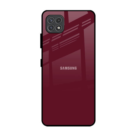 Classic Burgundy Glossy Case for Samsung Galaxy F42 5G