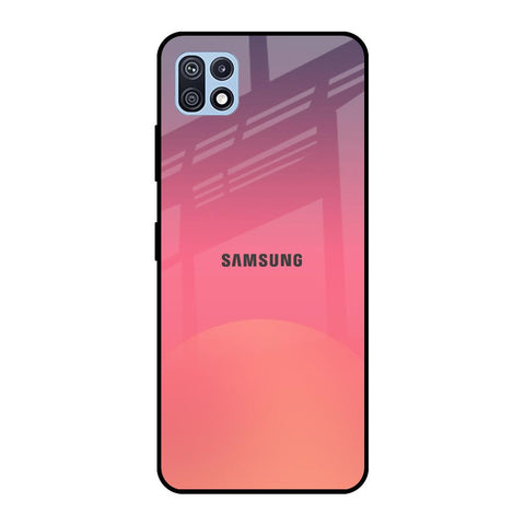 Sunset Orange Glossy Case for Samsung Galaxy F42 5G