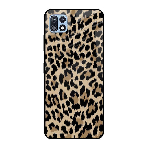 Leopard Seamless Glossy Case For Samsung Galaxy F42 5G