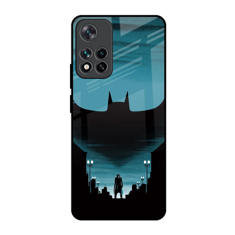 Cyan Bat Glossy Case for Mi 11i HyperCharge