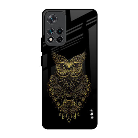 Golden Owl Glossy Case for Mi 11i HyperCharge