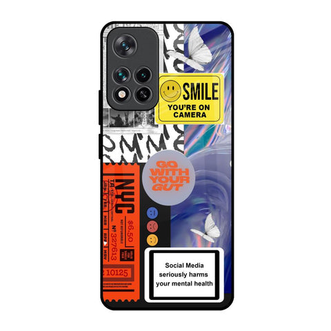 Smile for Camera Glossy Case for Mi 11i HyperCharge