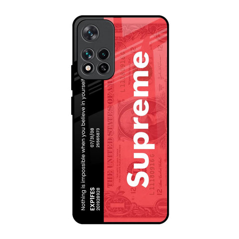 Supreme Ticket Glossy Case for Mi 11i HyperCharge