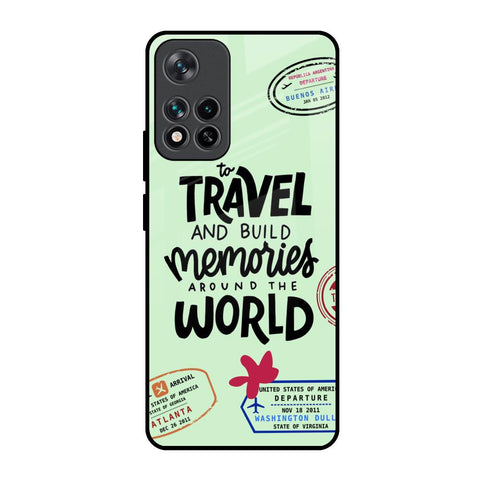 Travel Stamps Glossy Case for Mi 11i HyperCharge