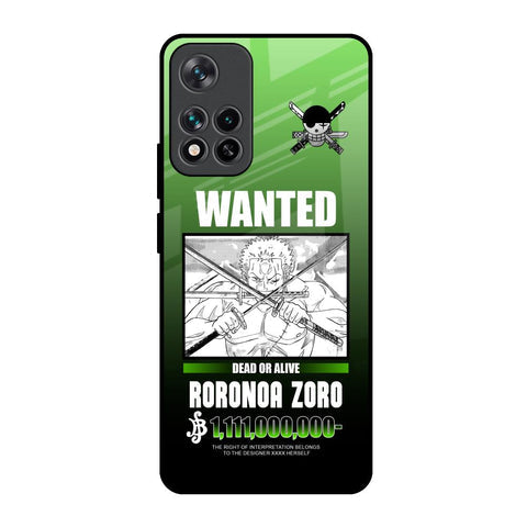 Zoro Wanted Glossy Case for Mi 11i HyperCharge