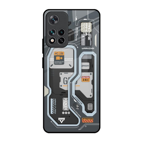 Retro Futuristic Glossy Case for Mi 11i HyperCharge
