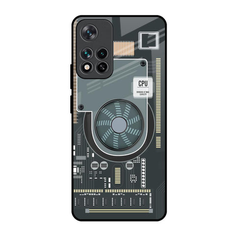 Motherboard Circuit Glossy Case for Mi 11i HyperCharge