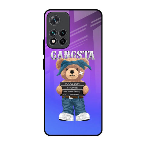 Gangsta Bear Glossy Case for Mi 11i HyperCharge