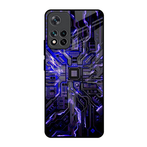 Techno Color Pattern Glossy Case For Mi 11i HyperCharge