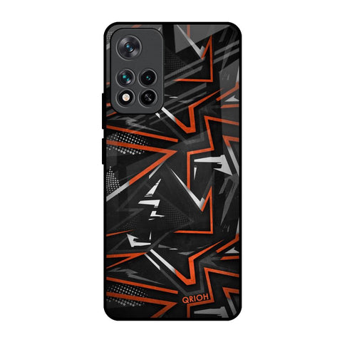Vector Art Glossy Case for Mi 11i HyperCharge