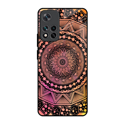 Floral Mandala Glossy Case for Mi 11i HyperCharge