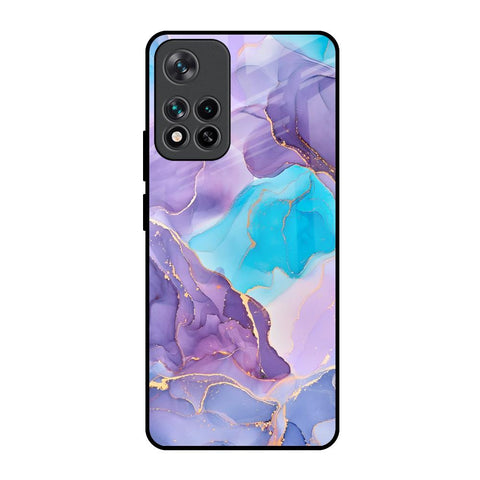 Alcohol ink Marble Glossy Case for Mi 11i HyperCharge