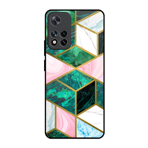 Seamless Green Marble Glossy Case for Mi 11i HyperCharge