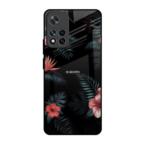 Tropical Art Flower Glossy Case for Mi 11i HyperCharge