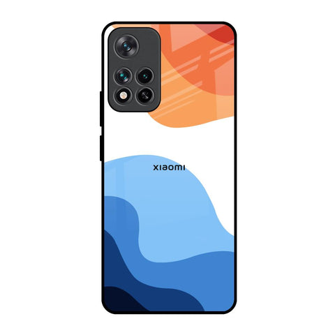 Wavy Color Pattern Glossy Case for Mi 11i HyperCharge