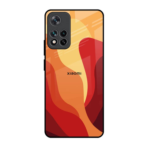Magma Color Pattern Glossy Case for Mi 11i HyperCharge