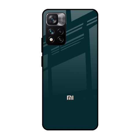 Hunter Green Glossy Case For Mi 11i HyperCharge