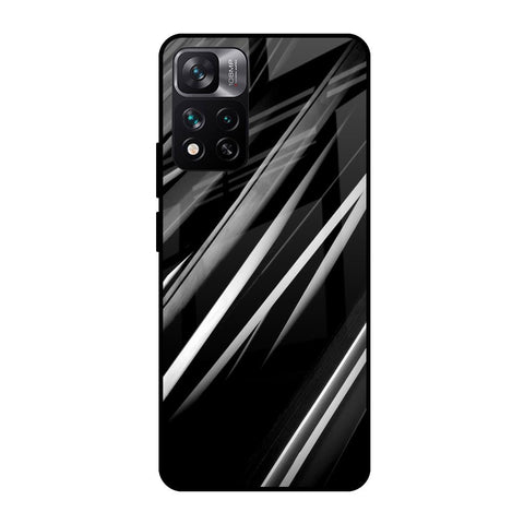 Black & Grey Gradient Glossy Case For Mi 11i HyperCharge