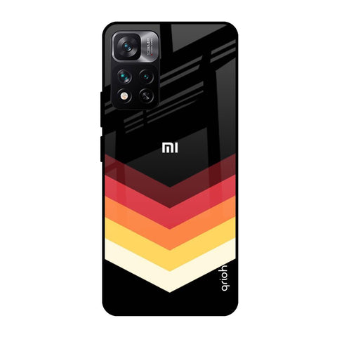 Abstract Arrow Pattern Glossy Case For Mi 11i HyperCharge