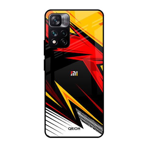 Race Jersey Pattern Glossy Case For Mi 11i HyperCharge