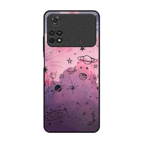 Space Doodles Glossy Case for Poco M4 Pro