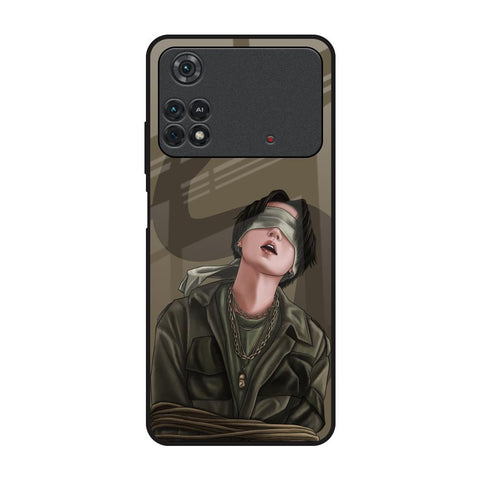 Blind Fold Glossy Case for Poco M4 Pro