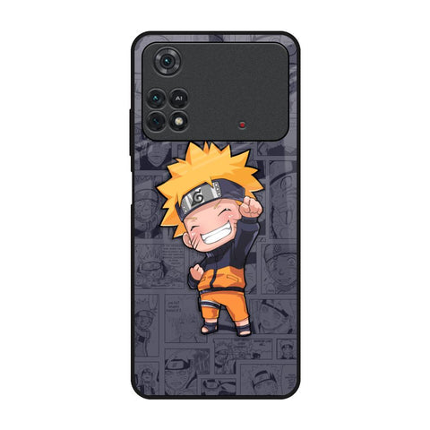 Orange Chubby Glossy Case for Poco M4 Pro