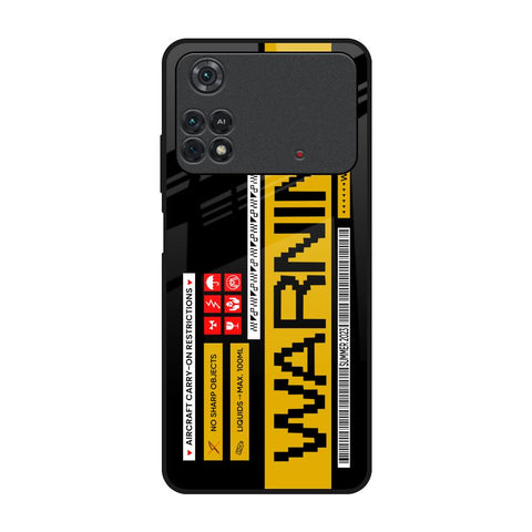 Aircraft Warning Glossy Case for Poco M4 Pro
