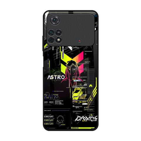 Astro Glitch Glossy Case for Poco M4 Pro
