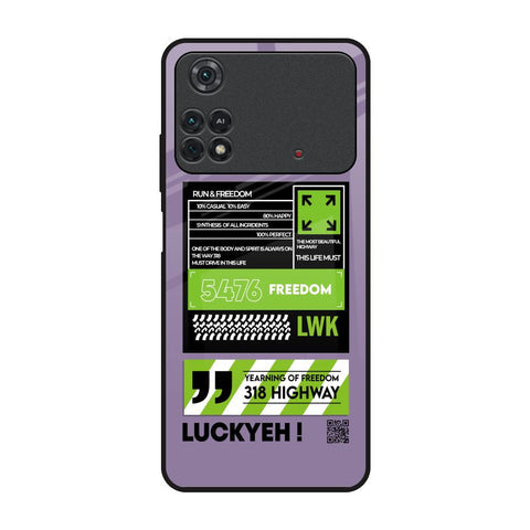 Run & Freedom Glossy Case for Poco M4 Pro