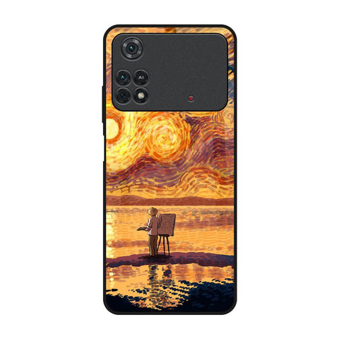 Sunset Vincent Glossy Case for Poco M4 Pro