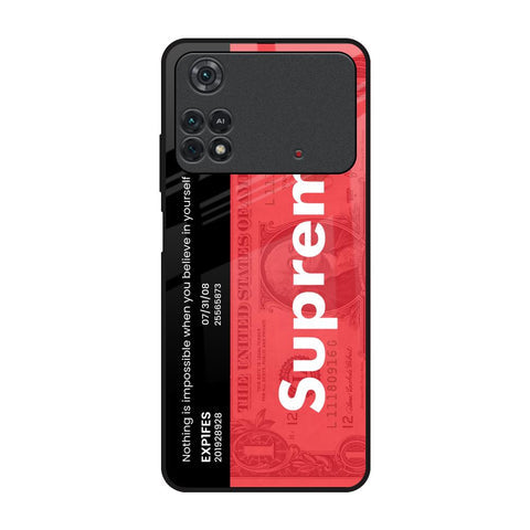 Supreme Ticket Glossy Case for Poco M4 Pro