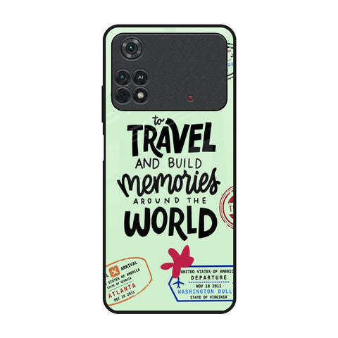 Travel Stamps Glossy Case for Poco M4 Pro
