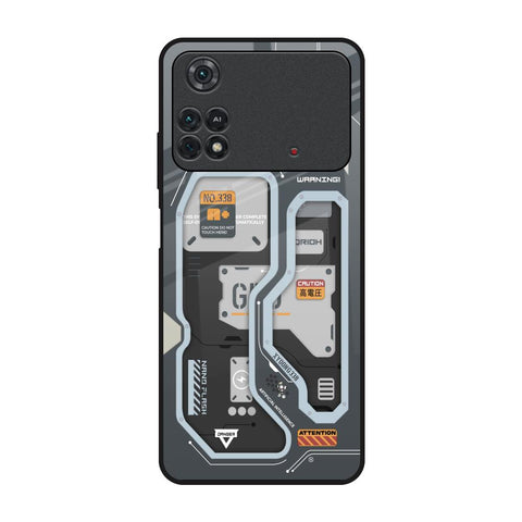 Retro Futuristic Glossy Case for Poco M4 Pro