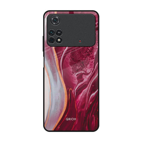 Crimson Ruby Glossy Case for Poco M4 Pro