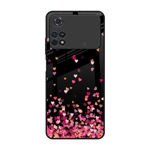 Heart Rain Fall Glossy Case For Poco M4 Pro