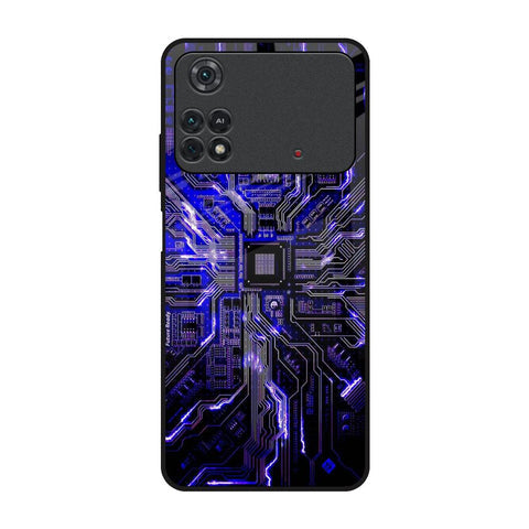Techno Color Pattern Glossy Case For Poco M4 Pro