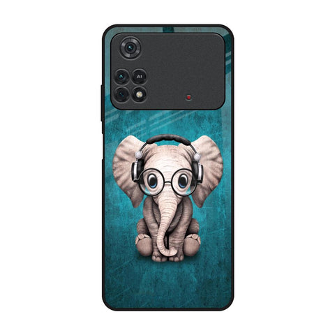 Adorable Baby Elephant Glossy Case For Poco M4 Pro
