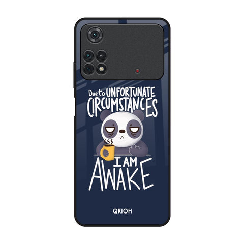Struggling Panda Glossy Case for Poco M4 Pro
