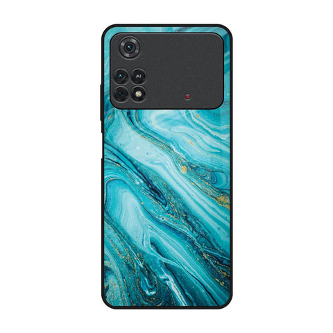 Ocean Marble Glossy Case for Poco M4 Pro